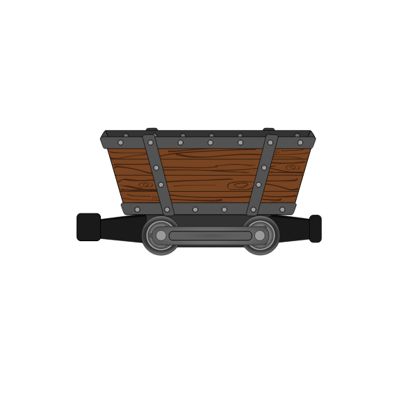 Mining car vector