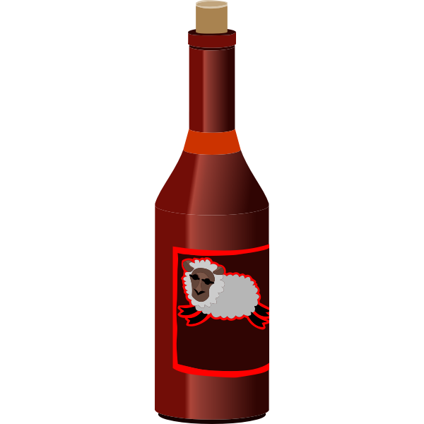 misc sheep red wine