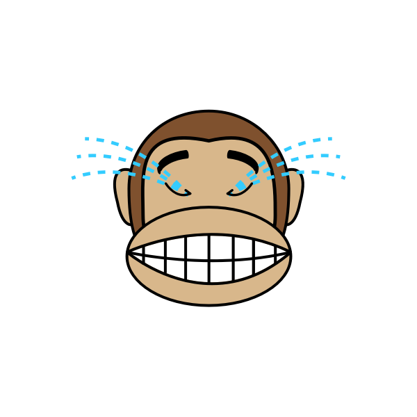 Monkey crying image