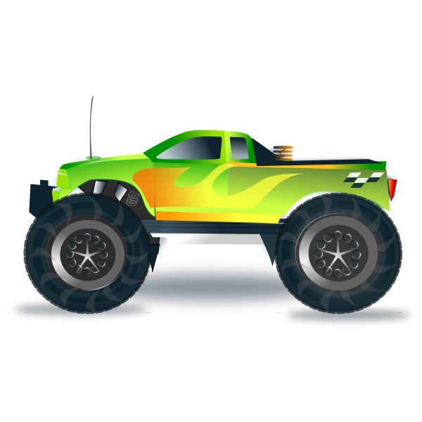 Monster truck vector illustration