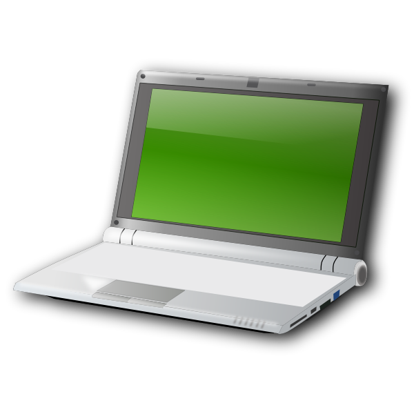 Netbook vector image