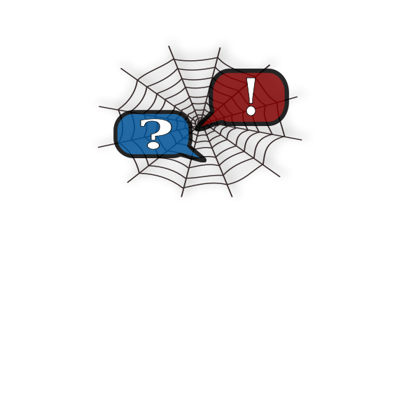 Spider web vector image