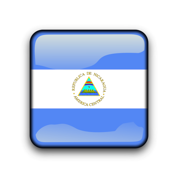 Nicaragua flag vector