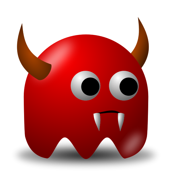 Game baddie devil vector image