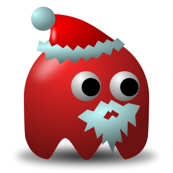 Game baddie: Santa vector