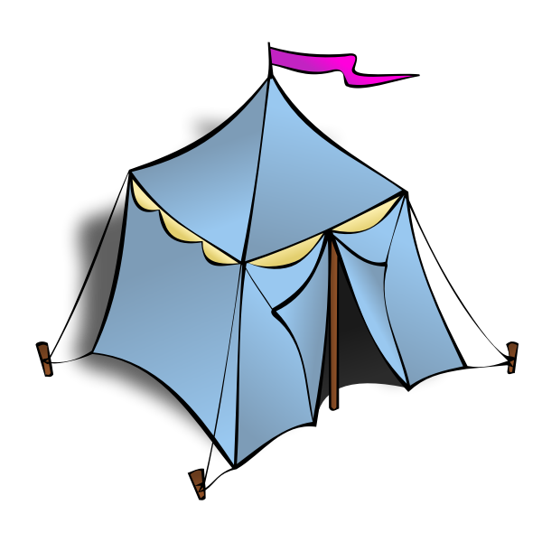 Tent vector image