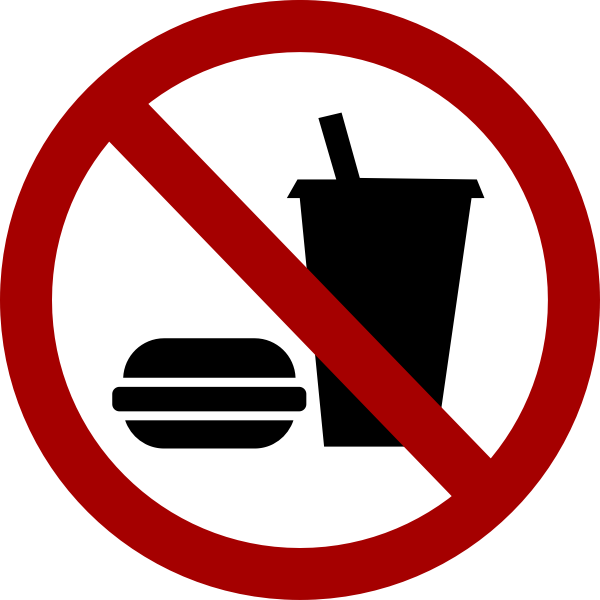 No food and drink vector sign image