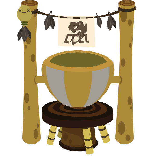 Tribal cooking pot