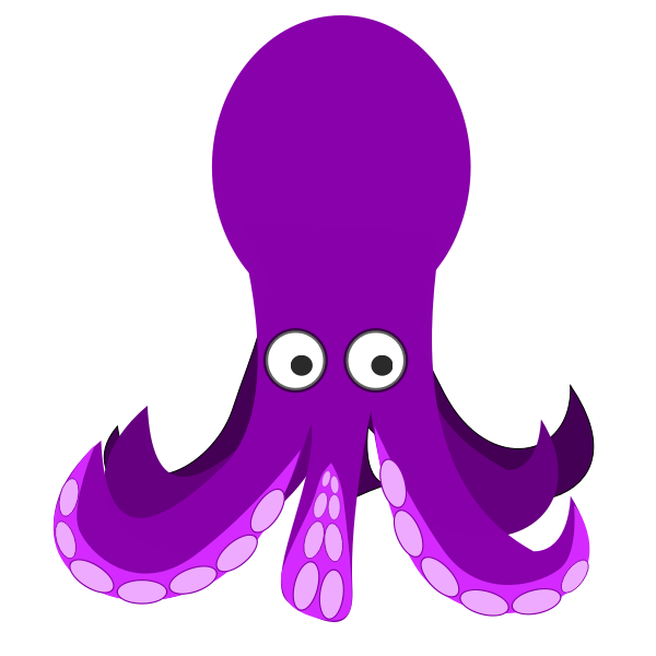 Violet octopus