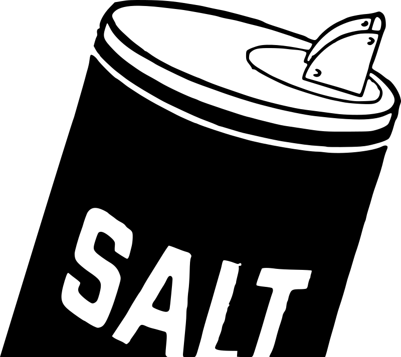 Salt Shaker Container Line Art
