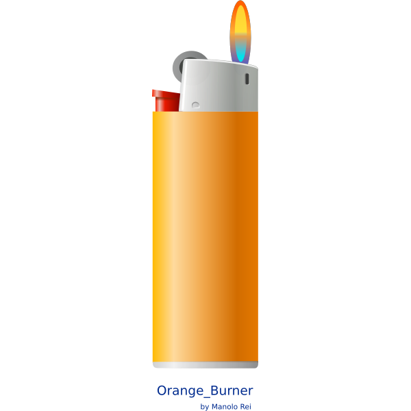 Vector image of lighter