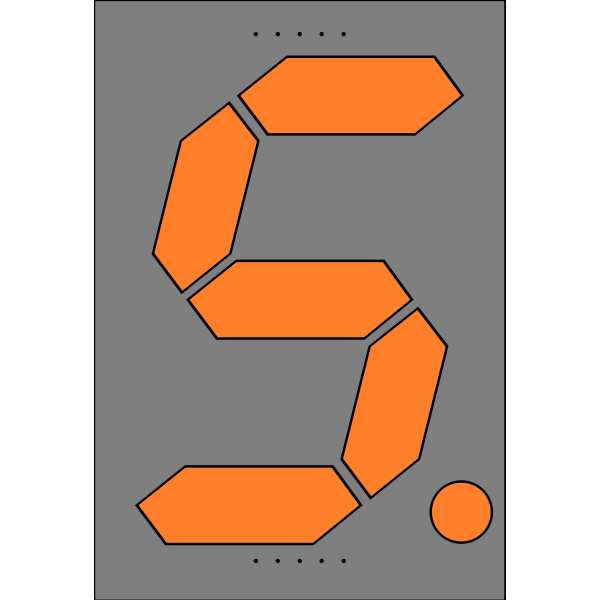 orange five display