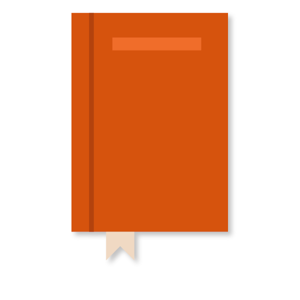 Book with a bookmark
