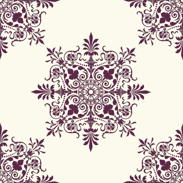 Victorian Background Ornament Vector