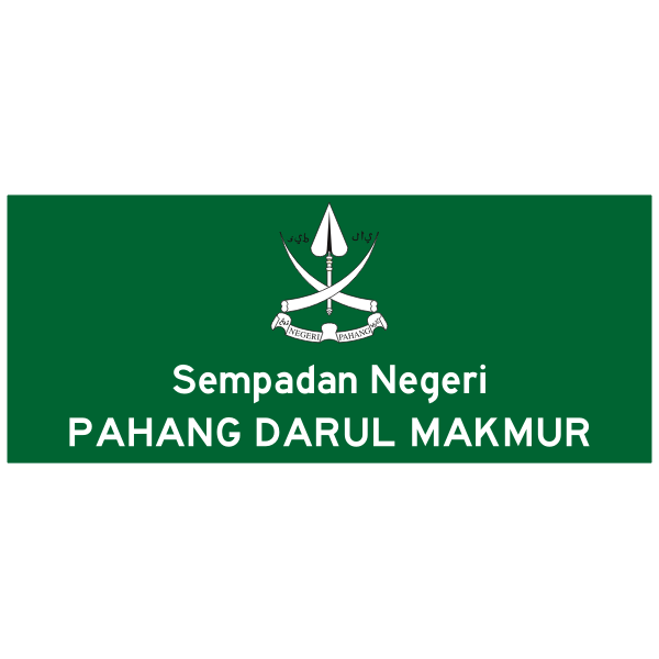 pahang border sign