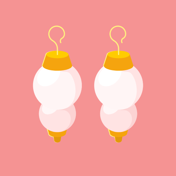 Pair of earrings
