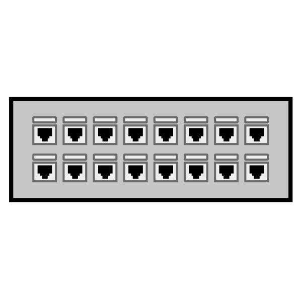 16-Port Patch Panel