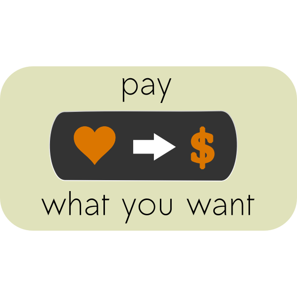 Pay What You Want Button