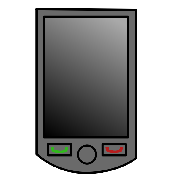 Simple smartphone vector graphics