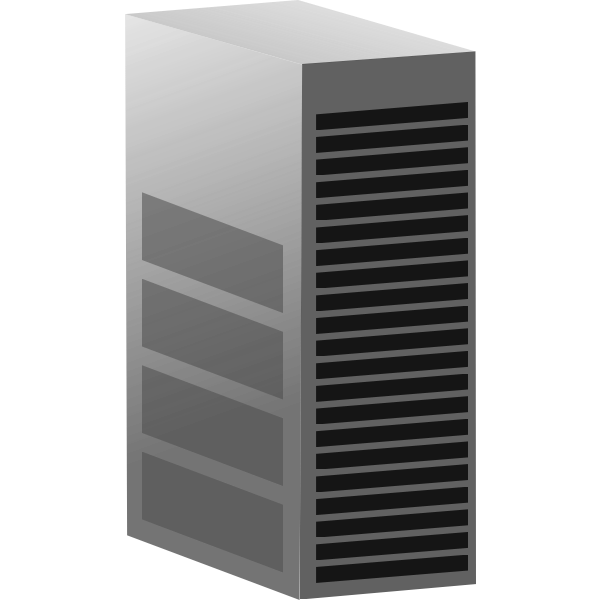 Vector image of racks