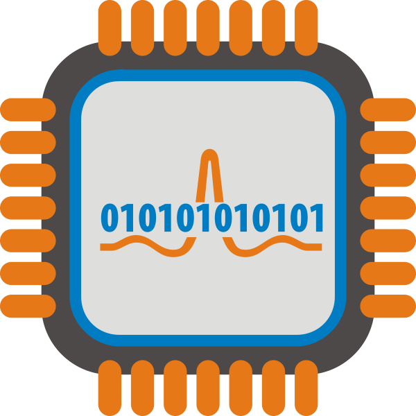 Analog to digital processor vector image