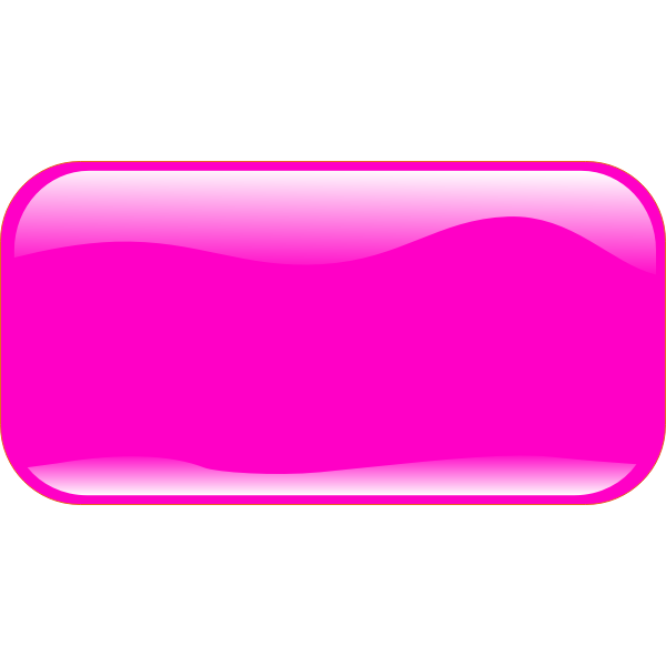 Horizontal rectangle shape pink button vector clip art