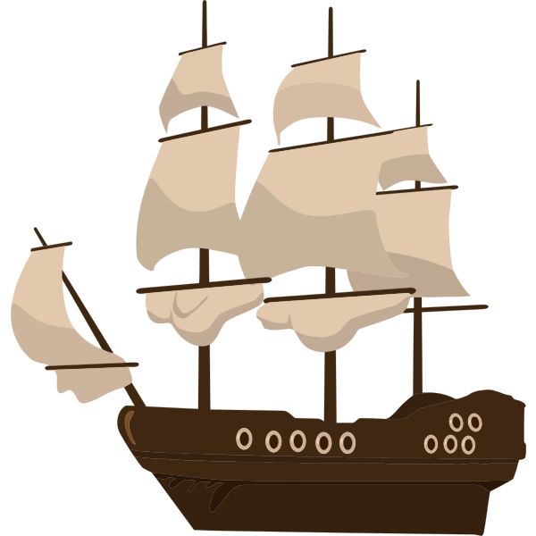 Classical retro ship