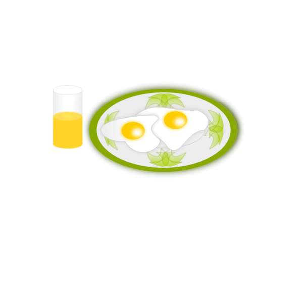 Vector image of breakfast