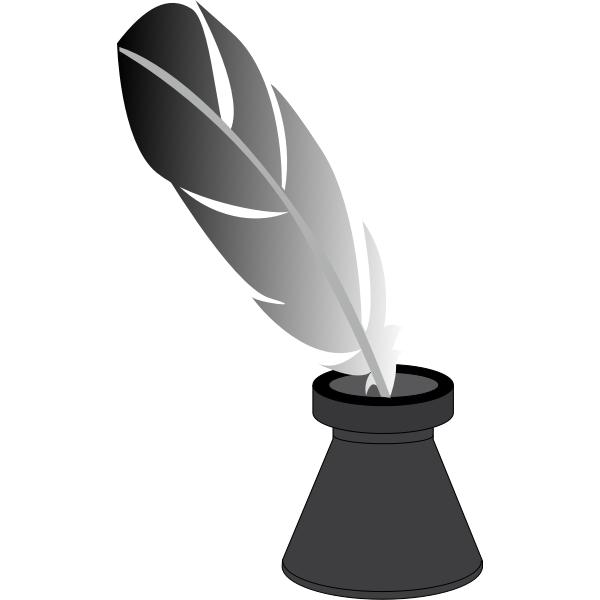 Quill and inkwell image