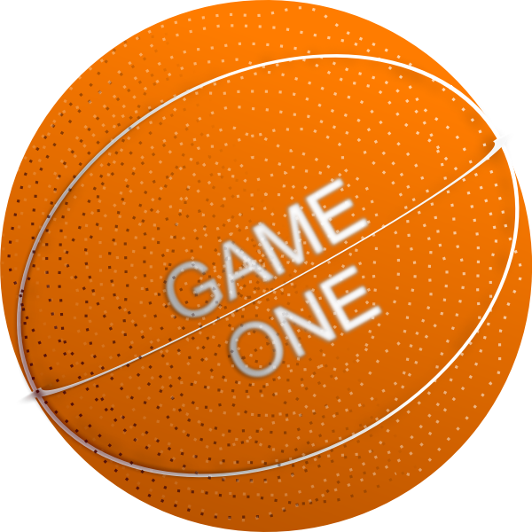 Basketball ball vector image