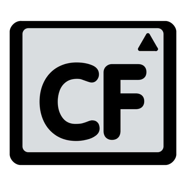 CF vector icon