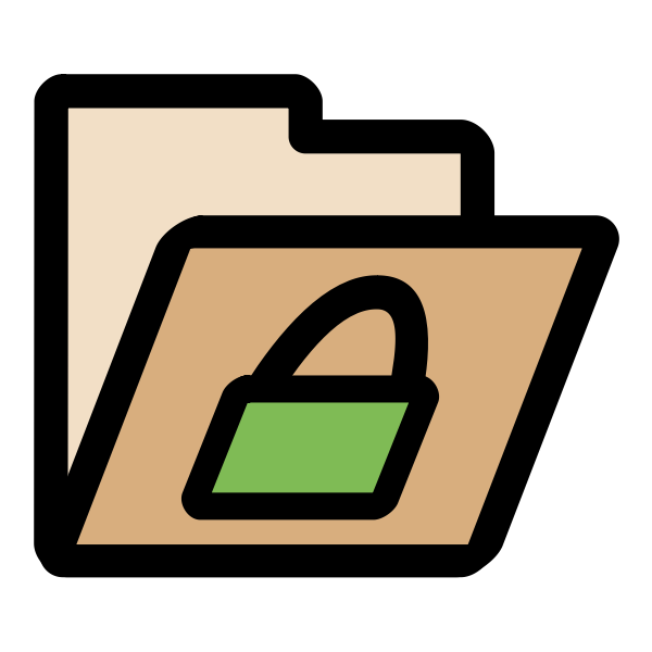 Folder locked icon