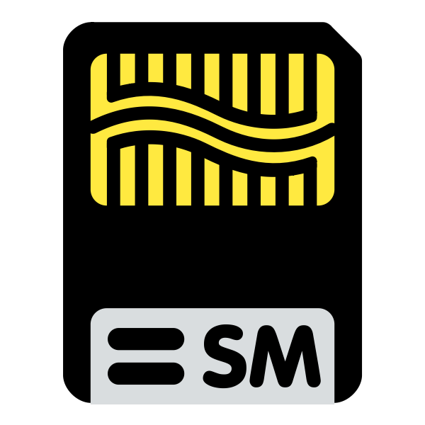 Sim card vector drawing