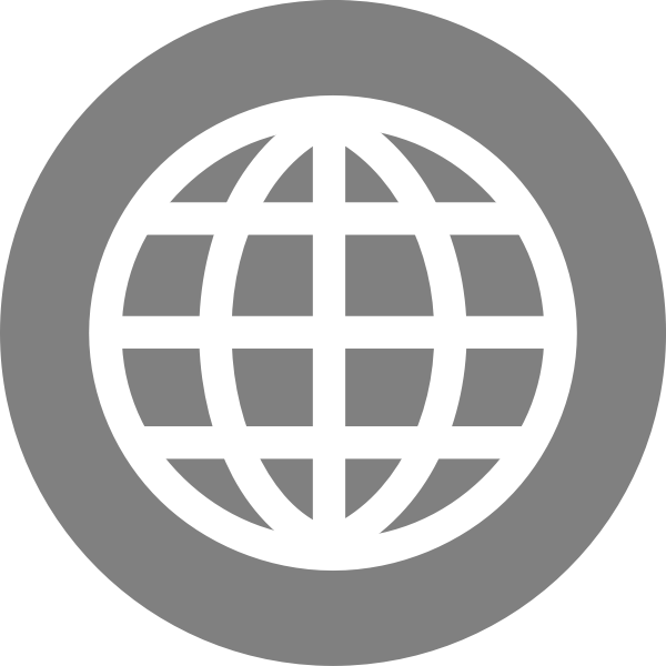 Internet globe icon vector image