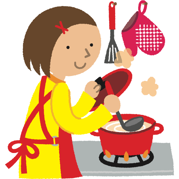 Woman Cooking