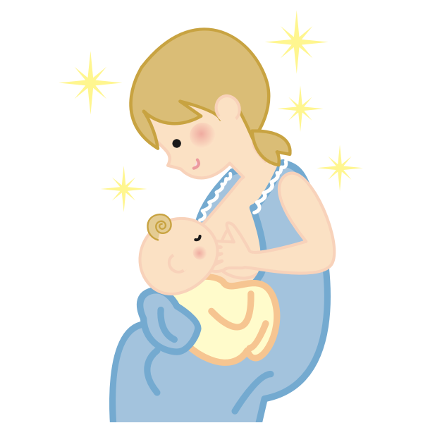 Mother and breastfeeding child