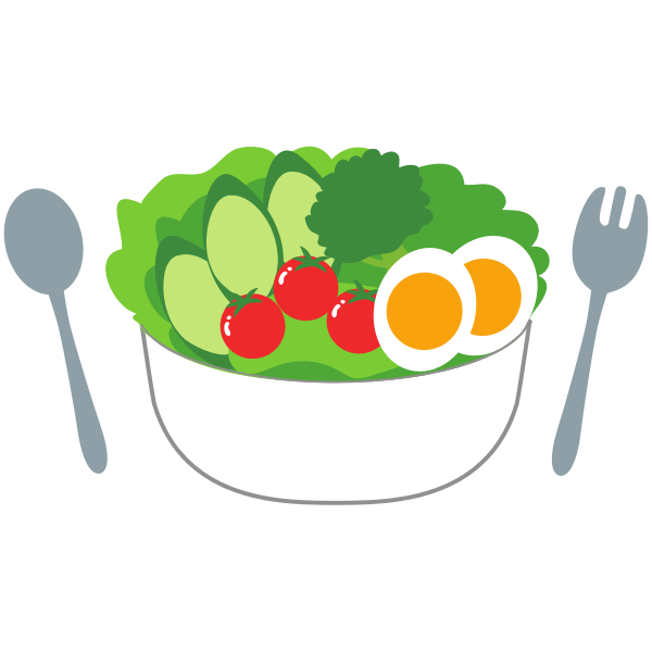 Salad with fresh tomatoes, cucumber and eggs