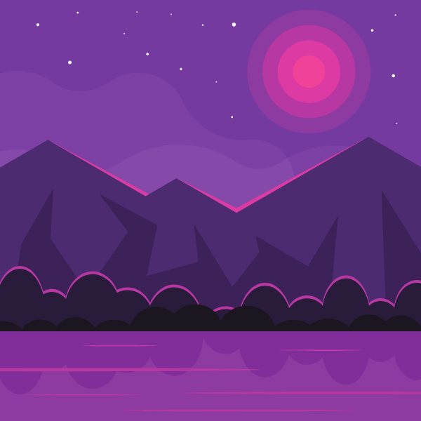 Purple sunset