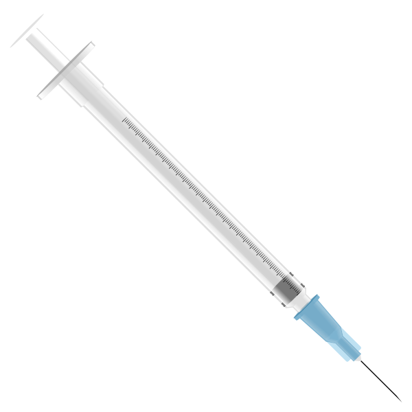 Syringe vector image