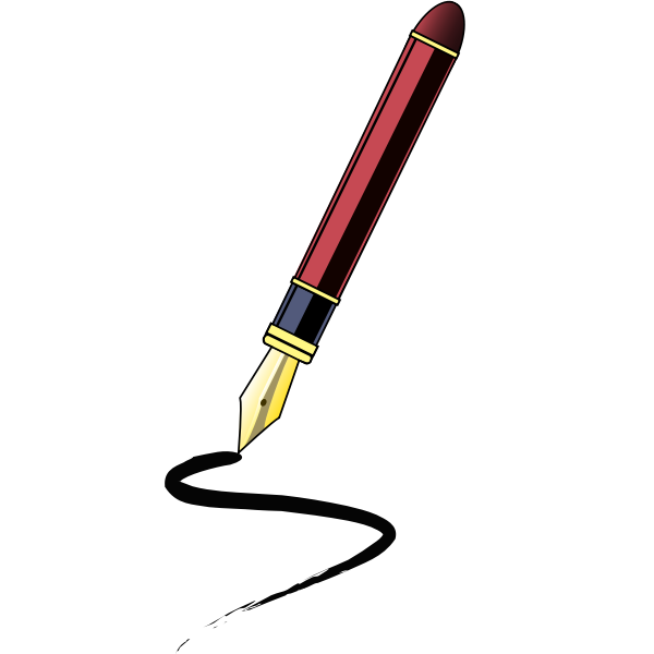 Felt tip pen vector clip art