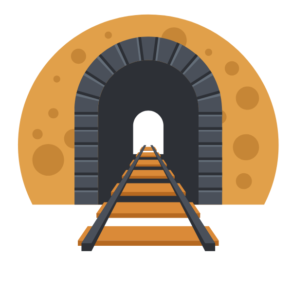A railway tunnel