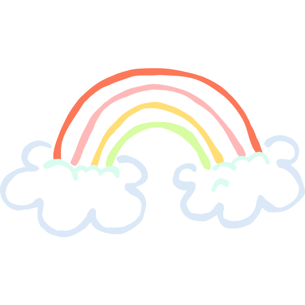 Rainbow drawing