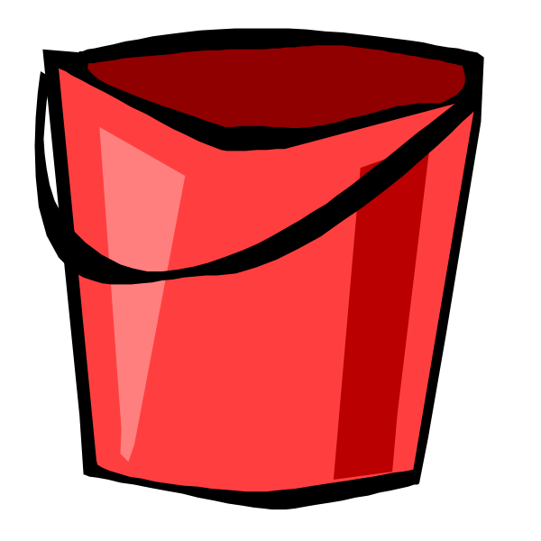 Red bucket