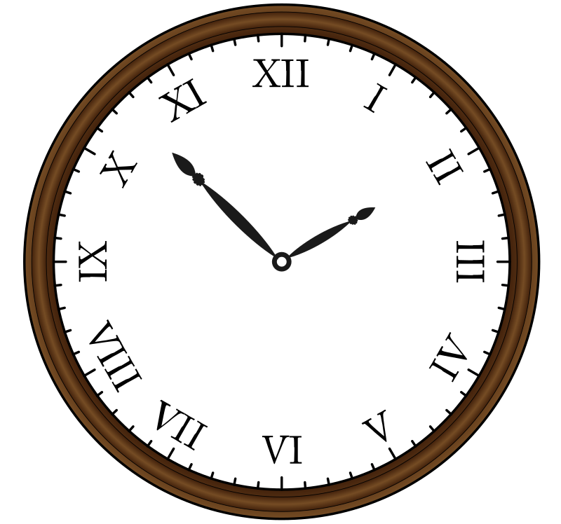 Retro clock fixed