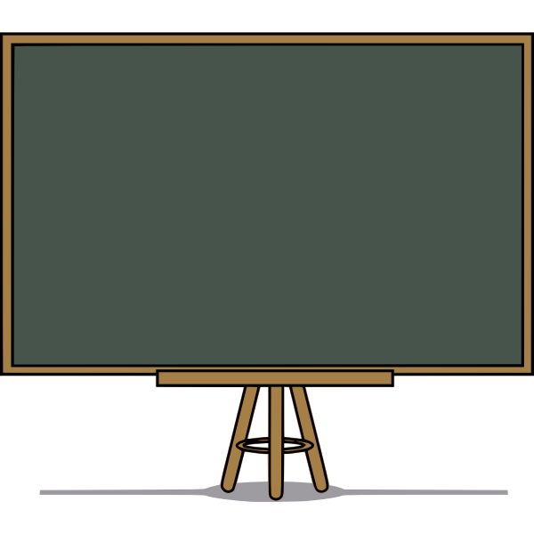 Vector clip art of blackboard