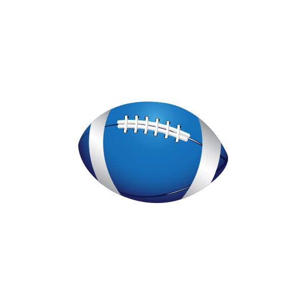 Rugby ball vector image