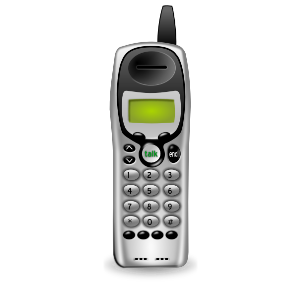 Cordless telephone vector image