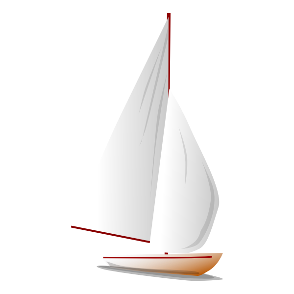 White sailboat