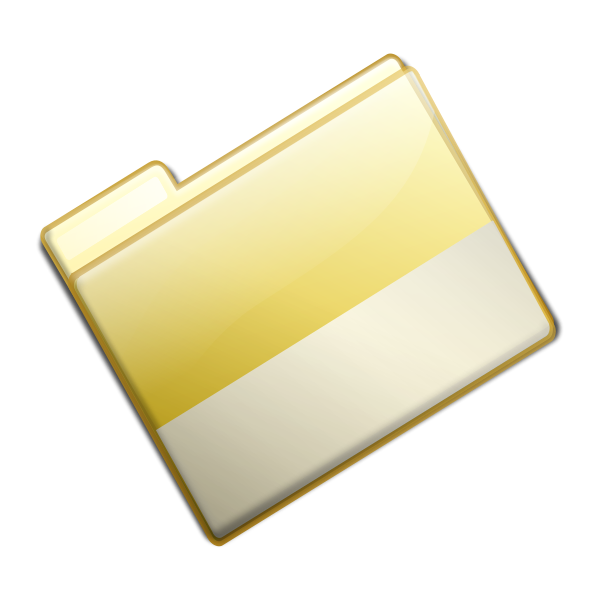 Closed folder vector image