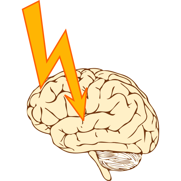 Vector image of stroke